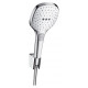 Душевой гарнитур Hansgrohe Raindance Select E белый/хром шланг 160 см, 3 режима