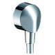 Шланговое подключение Hansgrohe Fixfit Е  хром,  в стиле hi-tech