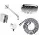 Душевой комплект Hansgrohe Croma Select E 27294000 хром, шланг 125 см