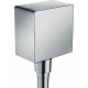 Шланговое подключение Hansgrohe Fixfit Square 26455000 хром,  в современном стиле