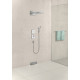 Шланговое подключение Hansgrohe Fixfit Square 26455000 хром,  в современном стиле