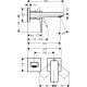 Смеситель Hansgrohe Metropol 32525000 для раковины однорычажный, хром