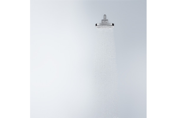 Верхний душ Hansgrohe Croma Select E 180 белый/хром размер 18.7 см, 2 режима