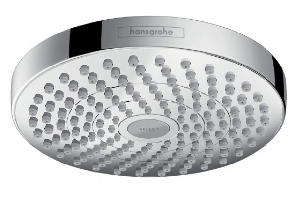Верхний душ Hansgrohe Croma Select S хром размер 18.7 см, 2 режима