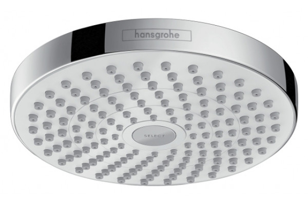 Верхний душ Hansgrohe Croma Select S белый/хром размер 18.7 см, 2 режима