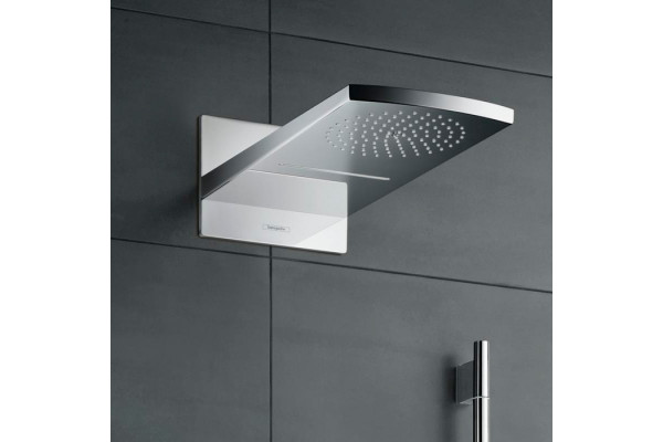 Верхний душ Hansgrohe Raindance Rainfall 180 AIR 2jet 28433000 хром в стиле hi-tech