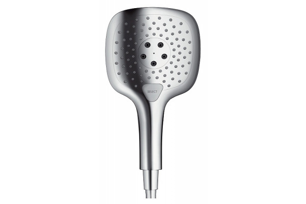 Душевая лейка Hansgrohe Raindance Select E150 3jet  хром,  в стиле hi-tech