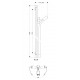 Душевая штанга Hansgrohe PuraVida  хром, 99.5 см