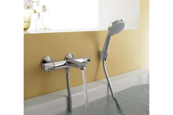 Настенный держатель Hansgrohe Porter хром,  в современном стиле