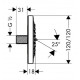 Душевая форсунка Hansgrohe PuraVida  хром, 1 режим