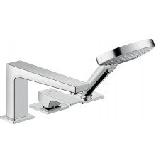 Смеситель Hansgrohe Metropol 32550000 на борт ванны однорычажный, хром