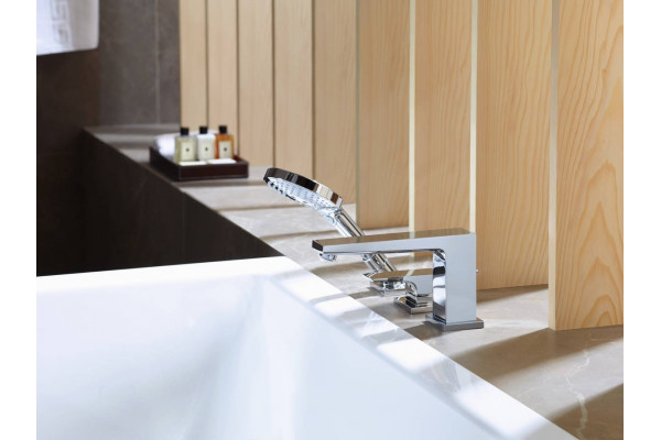 Смеситель Hansgrohe Metropol 32550000 на борт ванны однорычажный, хром