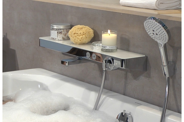 Термостат Hansgrohe ShowerTablet Select 13183400 для ванны с душем, термостат, длина излива 19.2 см