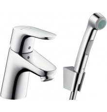 Смеситель Hansgrohe Focus E2 31926000 для раковины с гигиеническим душем, однорычажный, хром