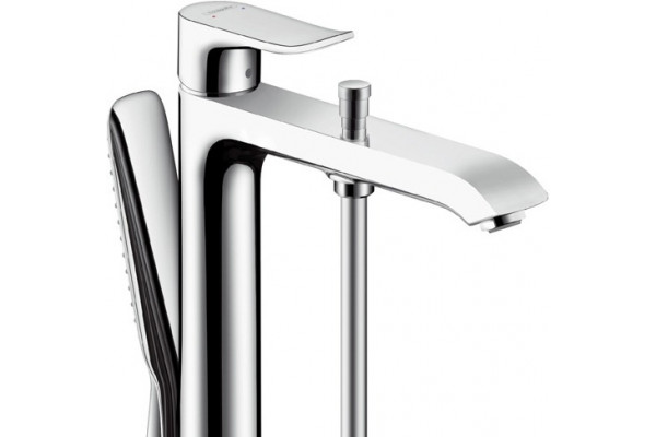 Смеситель Hansgrohe Metris 31471000 напольный однорычажный, хром