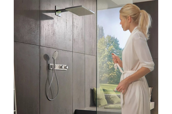 Термостат Hansgrohe RainSelect 15355400 для душа термостат,  в стиле hi-tech