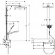 Душевая стойка Hansgrohe Raindance E Showerpipe 300 27363000 хром, штанга 106.6 см