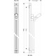 Душевая штанга Hansgrohe Raindance 27636000 хром, 99.5 см