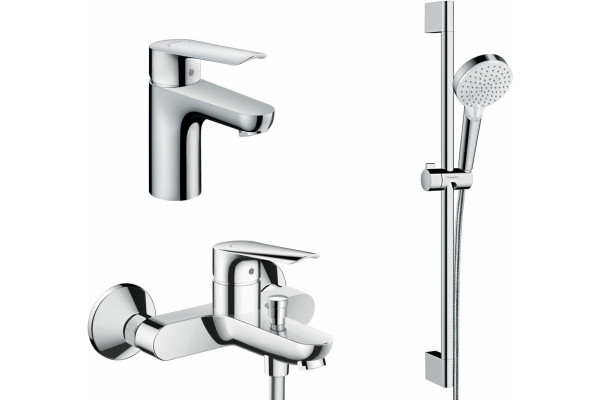 Душевой комплект Hansgrohe SET Logis E 70 (a) хром, шланг 160 см