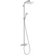 Душевая стойка Hansgrohe Croma 27687000 для ванны с душем, с термостатом, хром, штанга 143.5 см