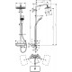 Душевая стойка Hansgrohe Croma 27630000 для душа, с термостатом, хром, штанга 110.5 см