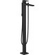 Смеситель Hansgrohe Metropol 32532670 напольный однорычажный, черный