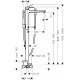Смеситель Hansgrohe Metropol 32532340 напольный однорычажный, хром