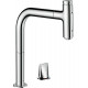 Смеситель Hansgrohe Metris Select 73818000 для кухонной мойки однорычажный, хром