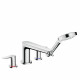 Смеситель Hansgrohe Talis E 71748000 на борт ванны однорычажный, хром