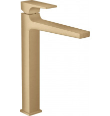 Смеситель Hansgrohe Metropol 32512140 для раковины, с донным клапаном Push-Open, однорычажный, бронза