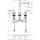Смеситель Hansgrohe Metropol 32515670 для раковины с донным клапаном Push-Open, однорычажный, черный
