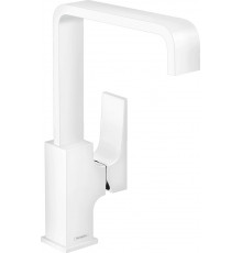 Смеситель Hansgrohe Metropol 32511700 для раковины, с донным клапаном Push-Open, однорычажный, белый