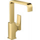 Смеситель Hansgrohe Metropol 32511990 для раковины, с донным клапаном Push-Open, однорычажный, золото