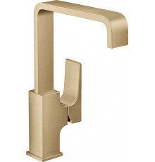 Смеситель Hansgrohe Metropol 32511140 для раковины, с донным клапаном Push-Open, однорычажный, бронза