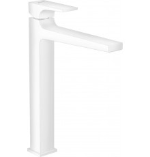 Смеситель Hansgrohe Metropol 32512700 для раковины, с донным клапаном Push-Open, однорычажный, белый