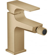 Смеситель Hansgrohe Metropol 32520140 для биде, с донным клапаном Push-Open, однорычажный, бронза
