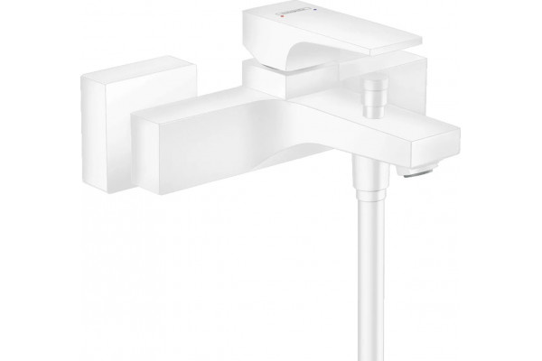 Смеситель Hansgrohe Metropol 32540700 для ванны с душем, однорычажный, белый