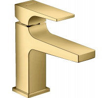 Смеситель Hansgrohe Metropol 32500990 для раковины, с донным клапаном Push-Open, однорычажный, золото