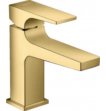Смеситель Hansgrohe Metropol 32500990 для раковины, с донным клапаном Push-Open, однорычажный, золото