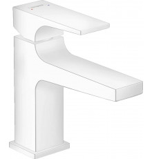 Смеситель Hansgrohe Metropol 32500700 для раковины, с донным клапаном Push-Open, однорычажный, белый