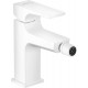 Смеситель Hansgrohe Metropol 32520700 для биде, с донным клапаном Push-Open, однорычажный, белый
