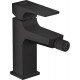 Смеситель Hansgrohe Metropol 32520670 для биде, с донным клапаном Push-Open, однорычажный, черный