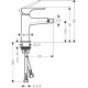 Смеситель Hansgrohe Metropol 32520670 для биде, с донным клапаном Push-Open, однорычажный, черный