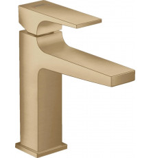 Смеситель Hansgrohe Metropol 32507140 для раковины, с донным клапаном Push-Open, однорычажный, бронза