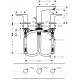 Смеситель Hansgrohe Talis E 71733140 для раковины однорычажный, бронза