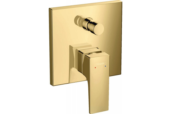 Смеситель Hansgrohe Metropol 32545990 для ванны с душем, однорычажный, золото