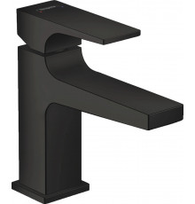 Смеситель Hansgrohe Metropol 32500670 для раковины, с донным клапаном Push-Open, однорычажный, черный