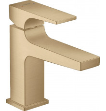 Смеситель Hansgrohe Metropol 32500140 для раковины, с донным клапаном Push-Open, однорычажный, бронза