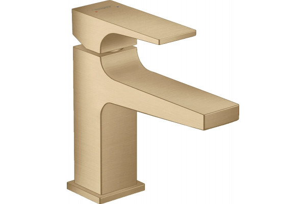 Смеситель Hansgrohe Metropol 32500140 для раковины, с донным клапаном Push-Open, однорычажный, бронза