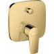 Смеситель Hansgrohe Talis E 71745990 для ванны с душем, однорычажный, золото
